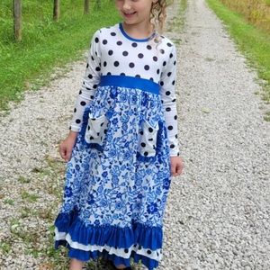 Royal blue Lauren dress 10/12